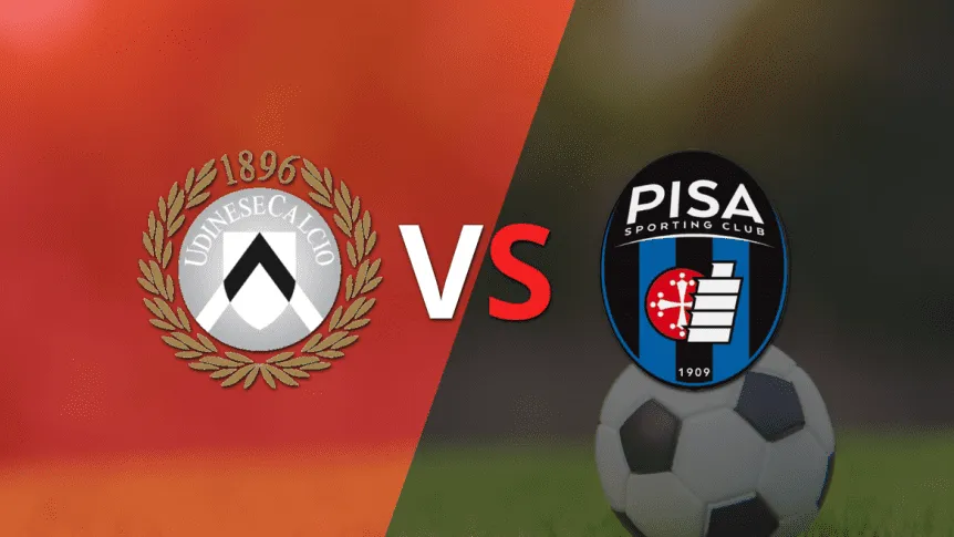 Udinese empató 2-2 con Pisa en un partido lleno de emociones